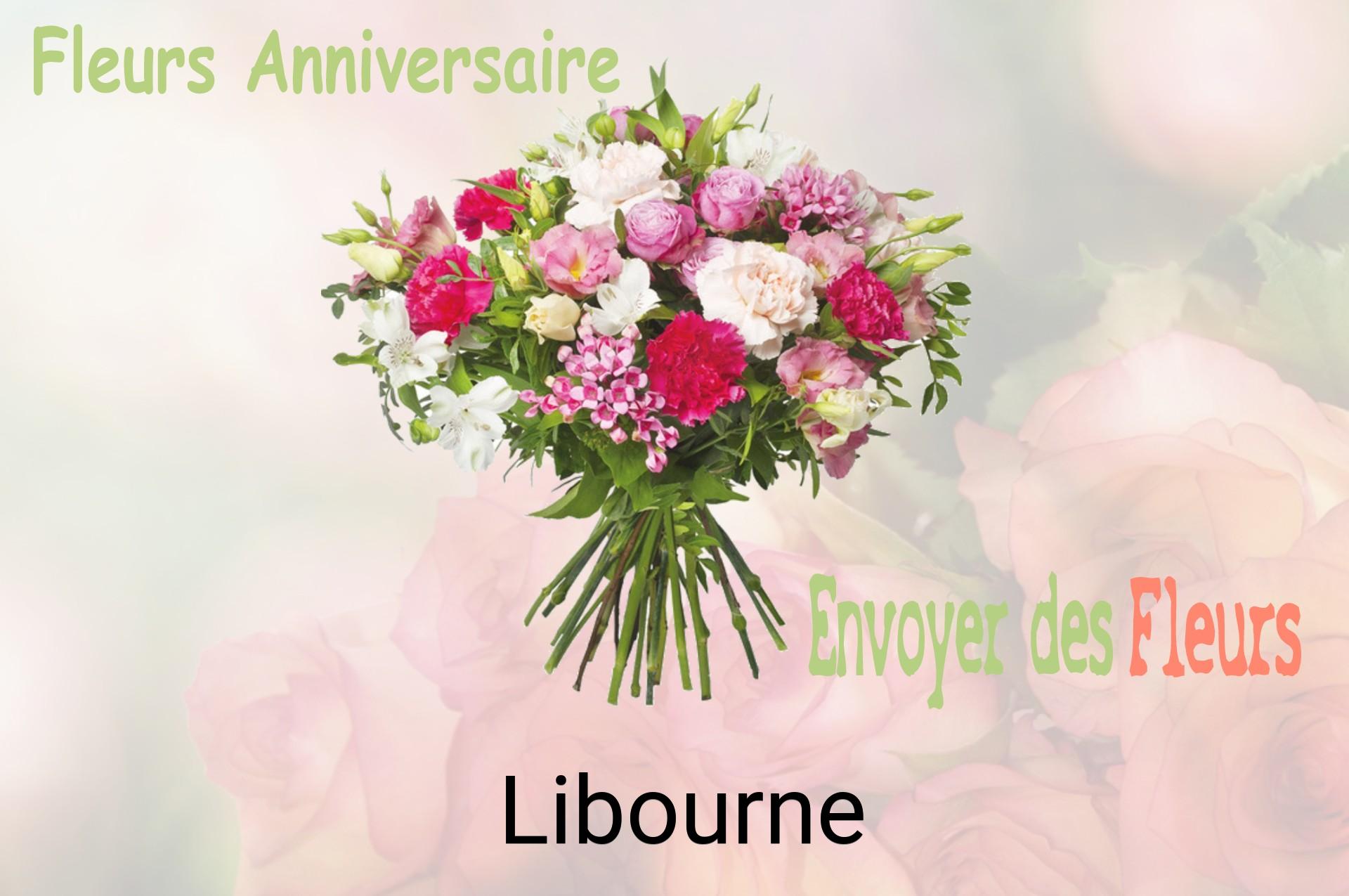 Bouquet de fleurs d’anniversaire livré à Libourne