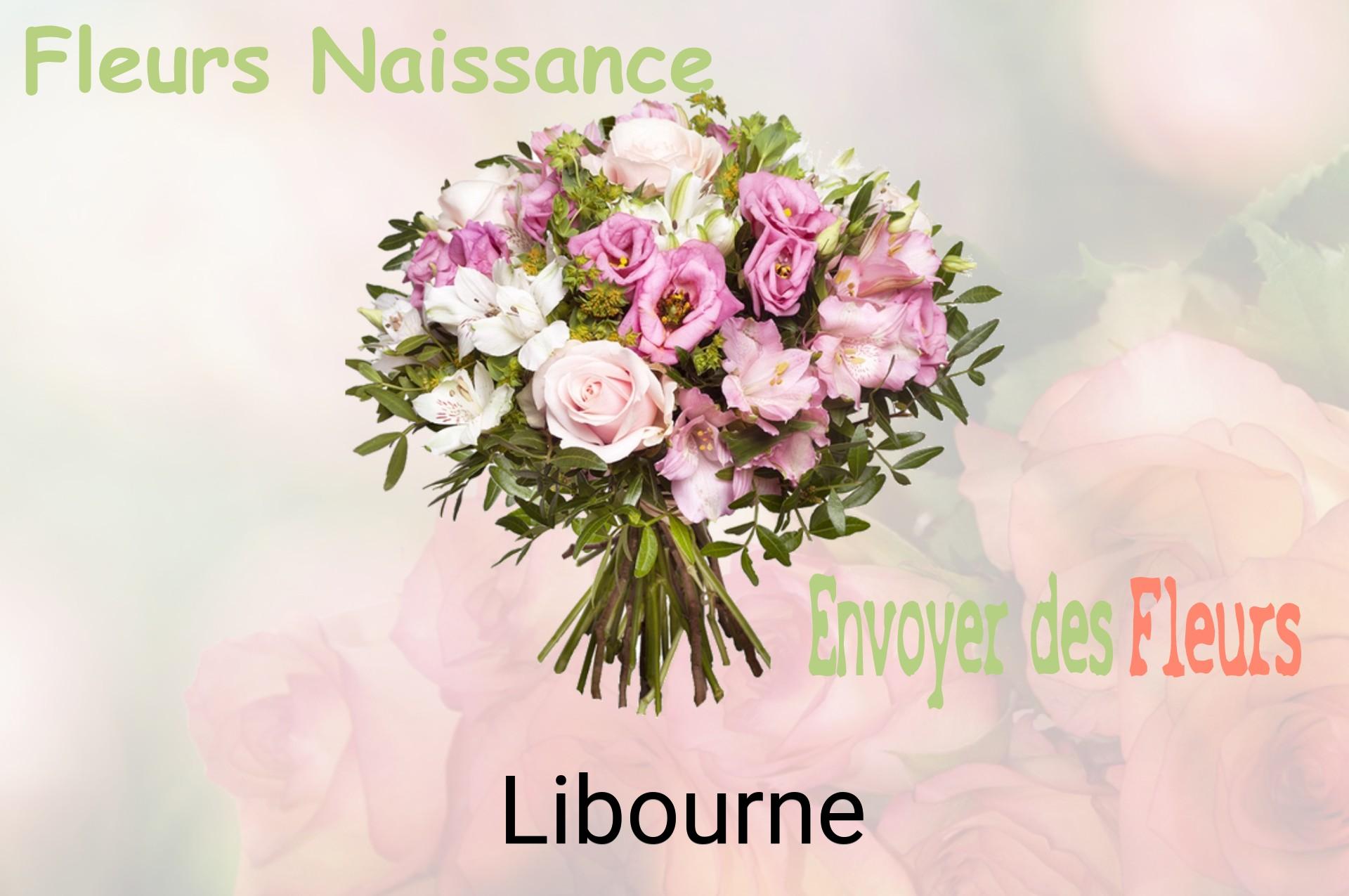 Bouquet de fleurs de naissance livré à Libourne